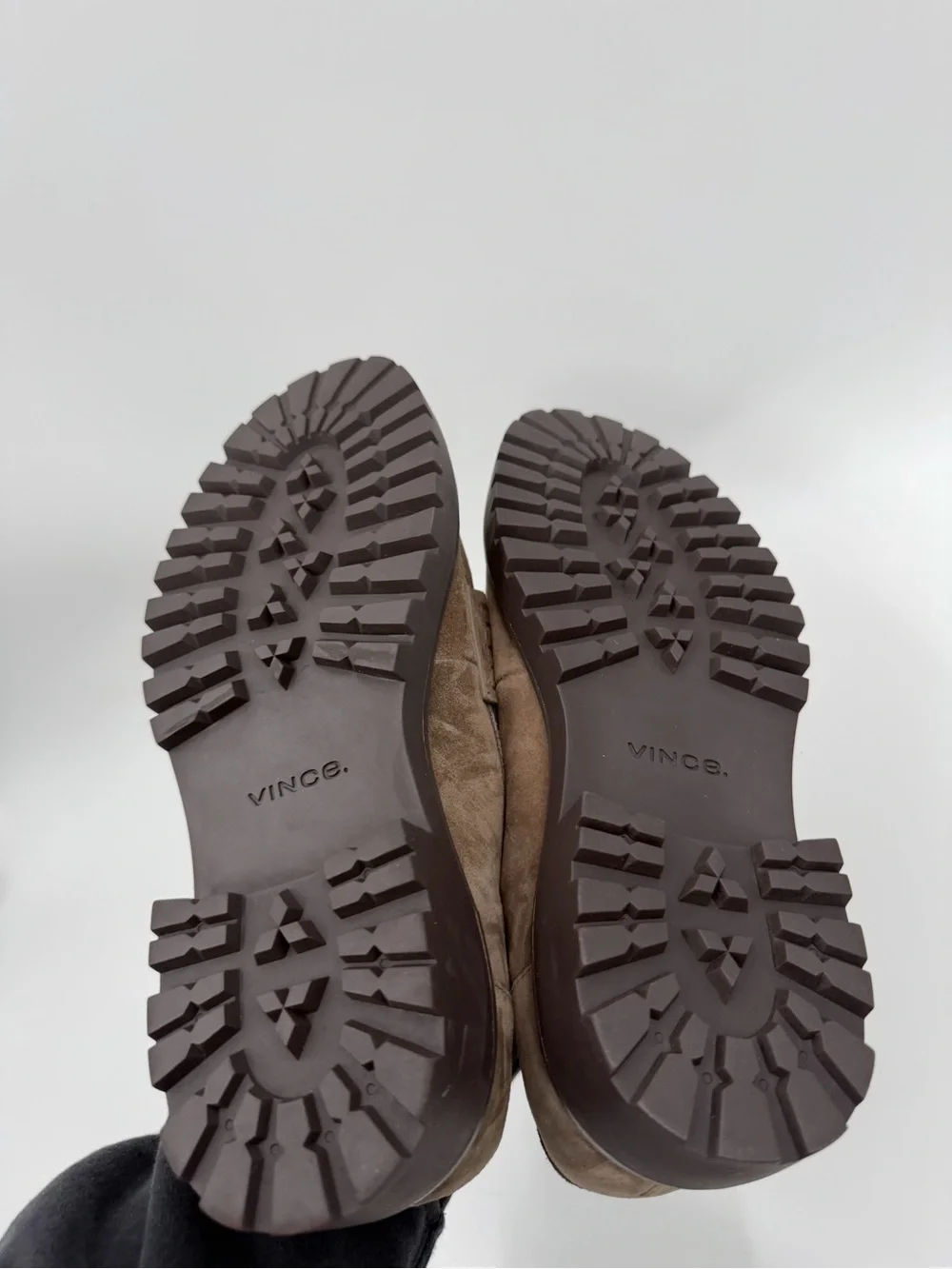 Vince Delmore Suede Lug Sole Loafer